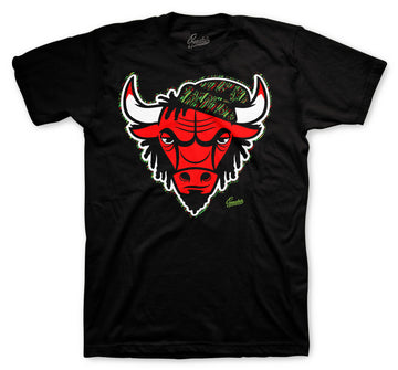 Dunk SB Strawberry Shirt - Rasta Bull - Black