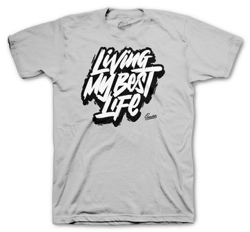 Retro 11 Jubilee Shirt - Living Life - Silver