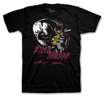Retro 4 PSG Shirt - Killa Season - Black