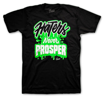 Retro 6 Electric Green Shirt - Prosper - Black