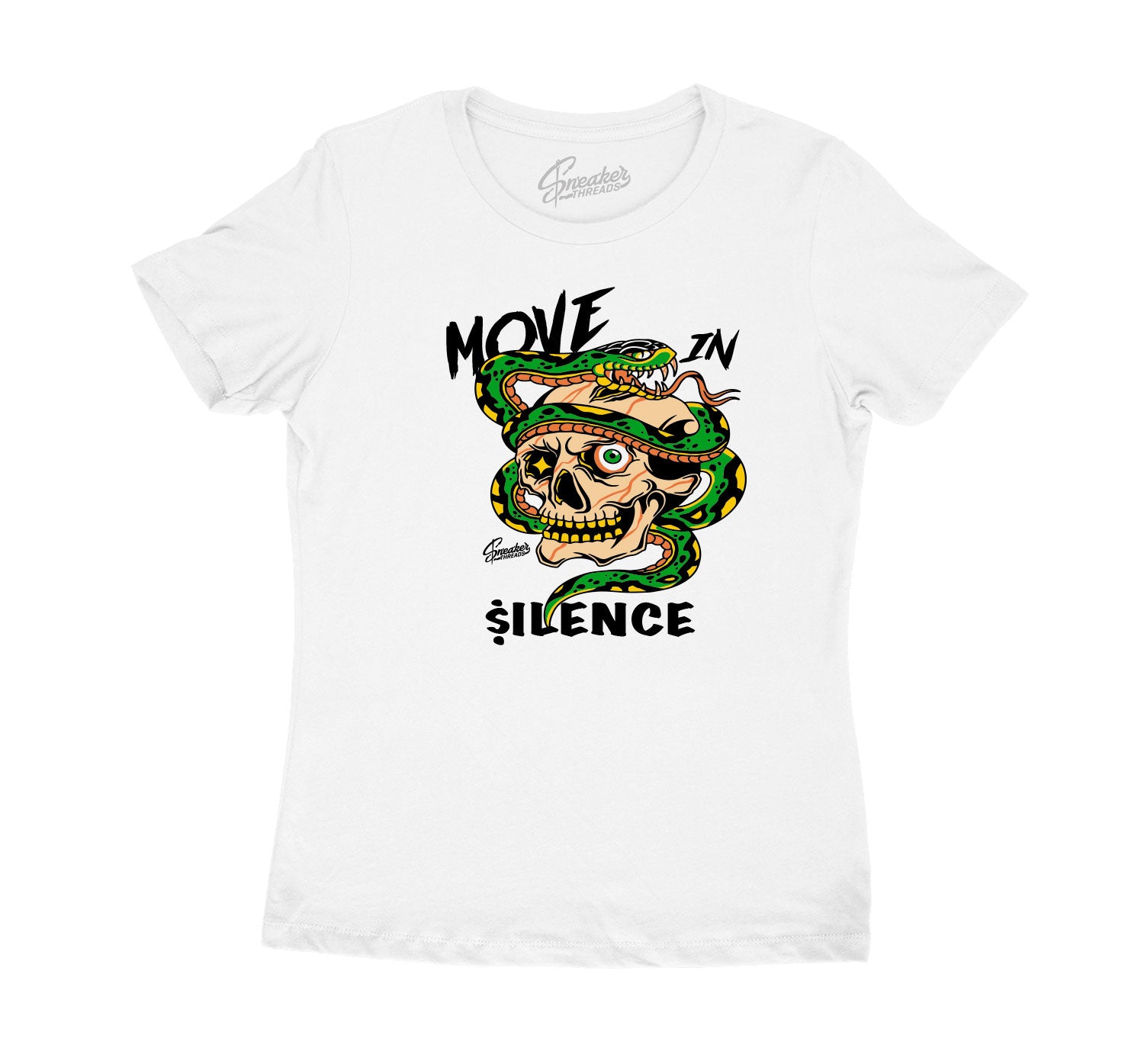 Womens Seattle 10 Shirt - Move In Silence - White