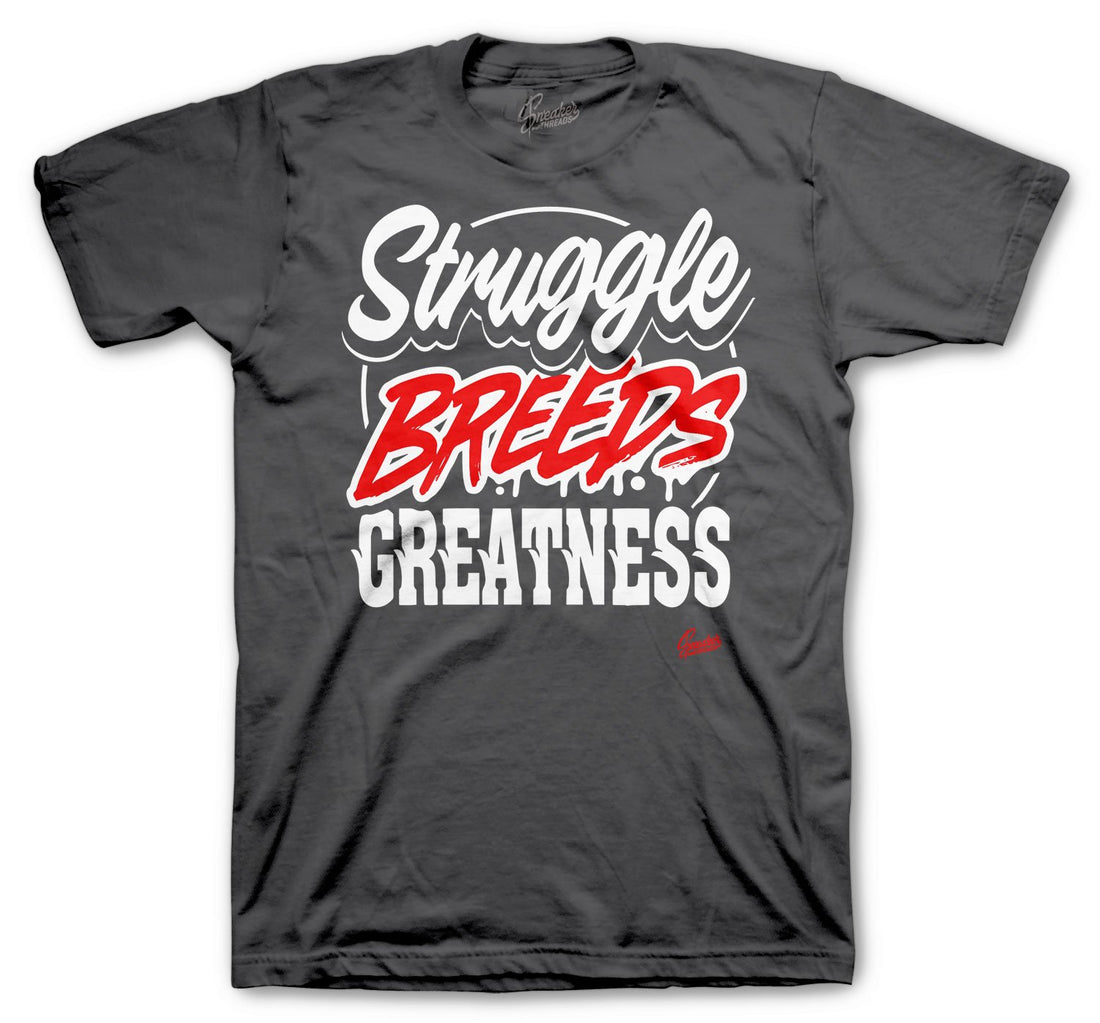 Jordan 12 Dark Grey Struggle Breeds shirt