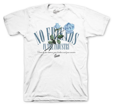 Retro 5 Bluebird Shirt - No Friends - White