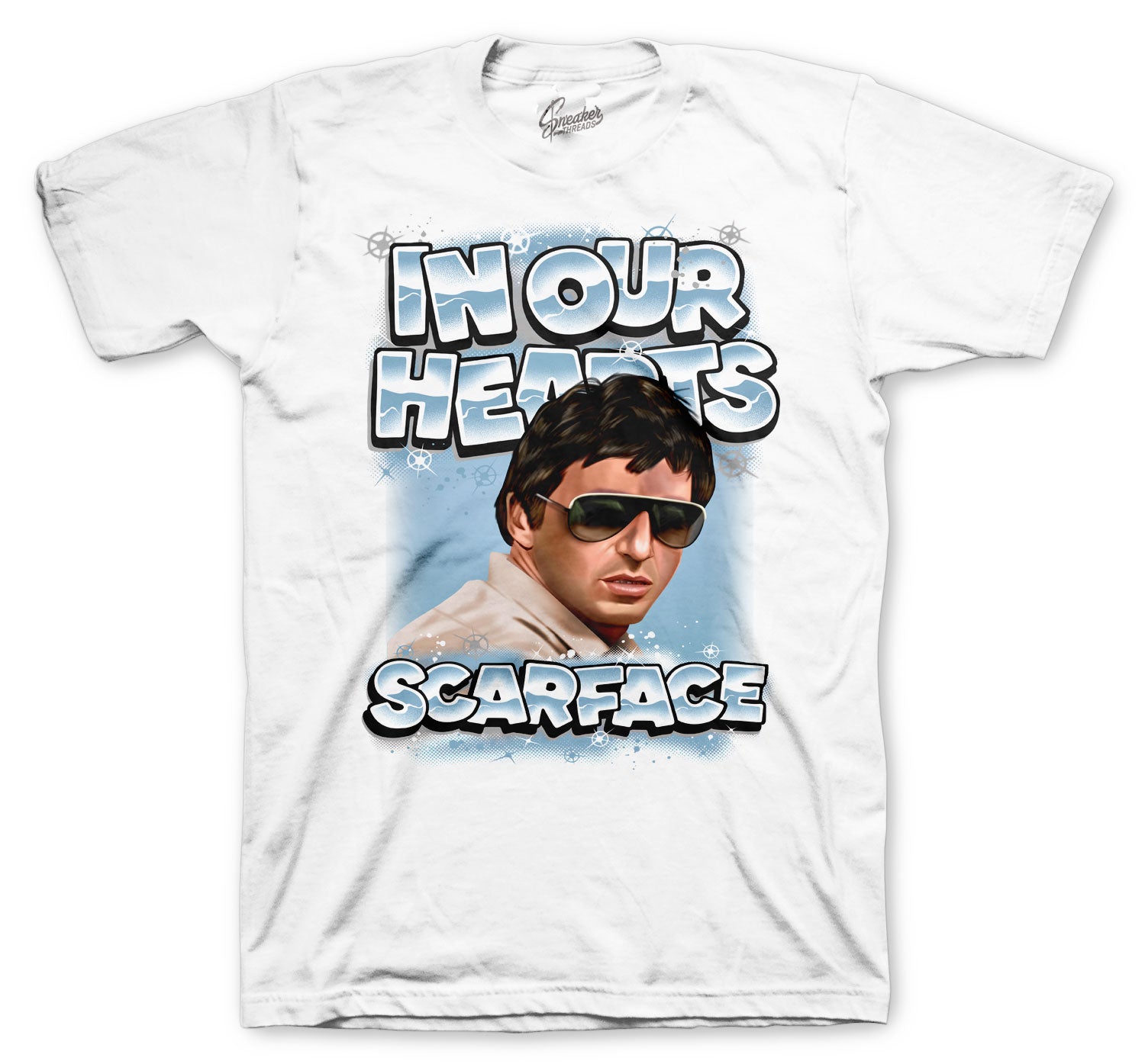350 Blue Tint Shirt - In Our Hearts - White
