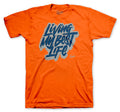 Rugged  Orange Foamposite sneaker collection matching with mens tee collection 