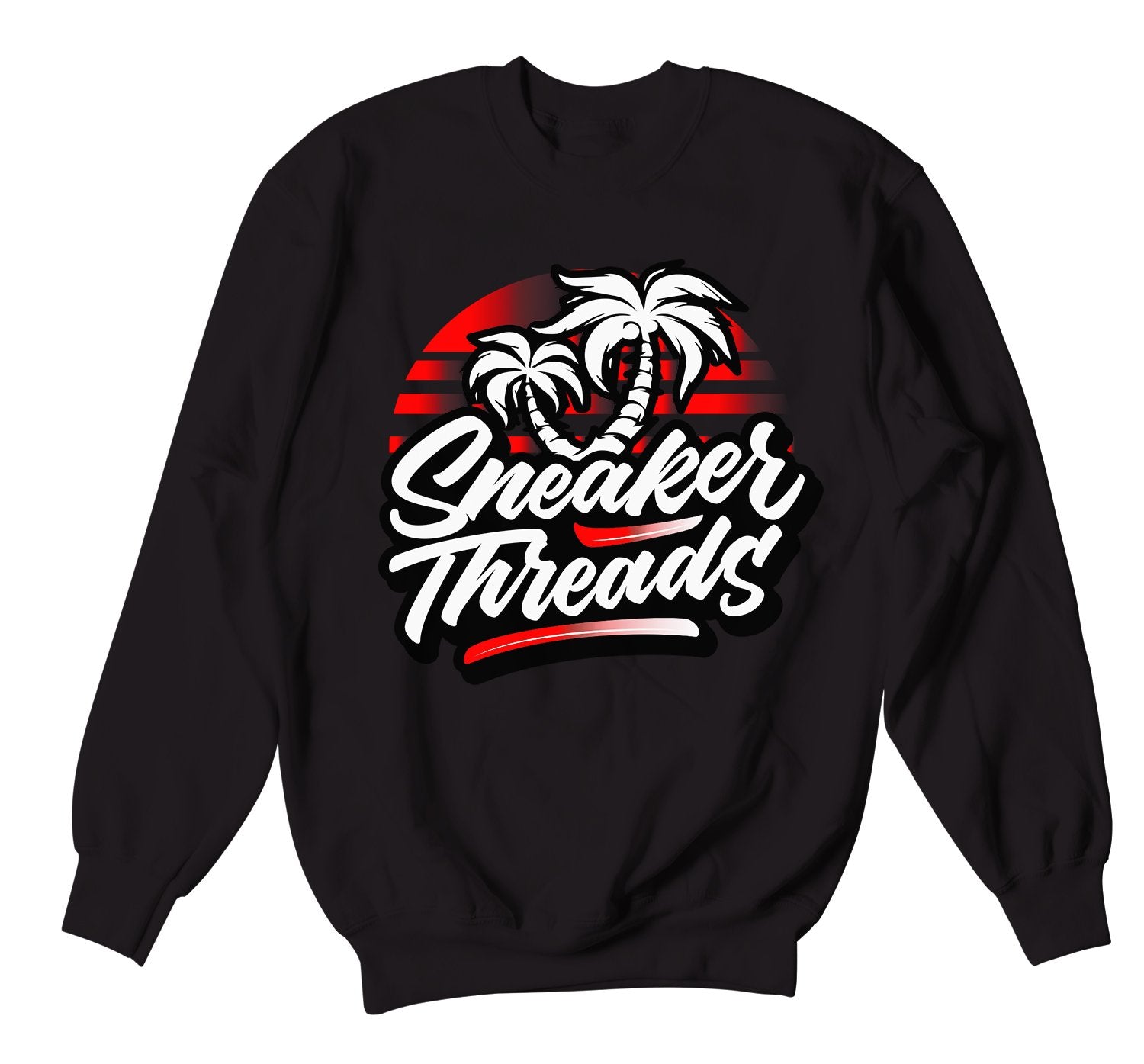 crewneck sweaters made to match perfectly with the Jordan 3 red cement sneakers