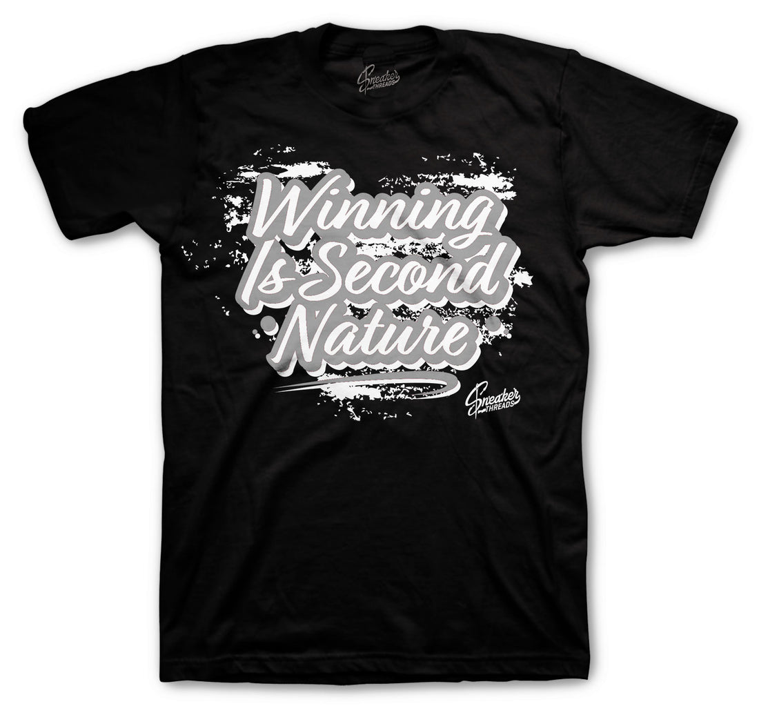 Jordan 4 Tech Grey sneaker collection to match with  mens t shirt collection 