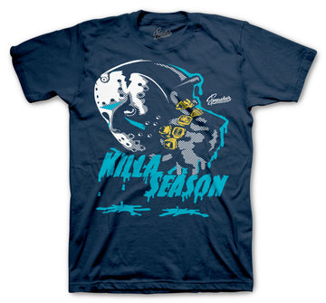 Retro 13 Obsidian Shirt - Killa Season - Navy
