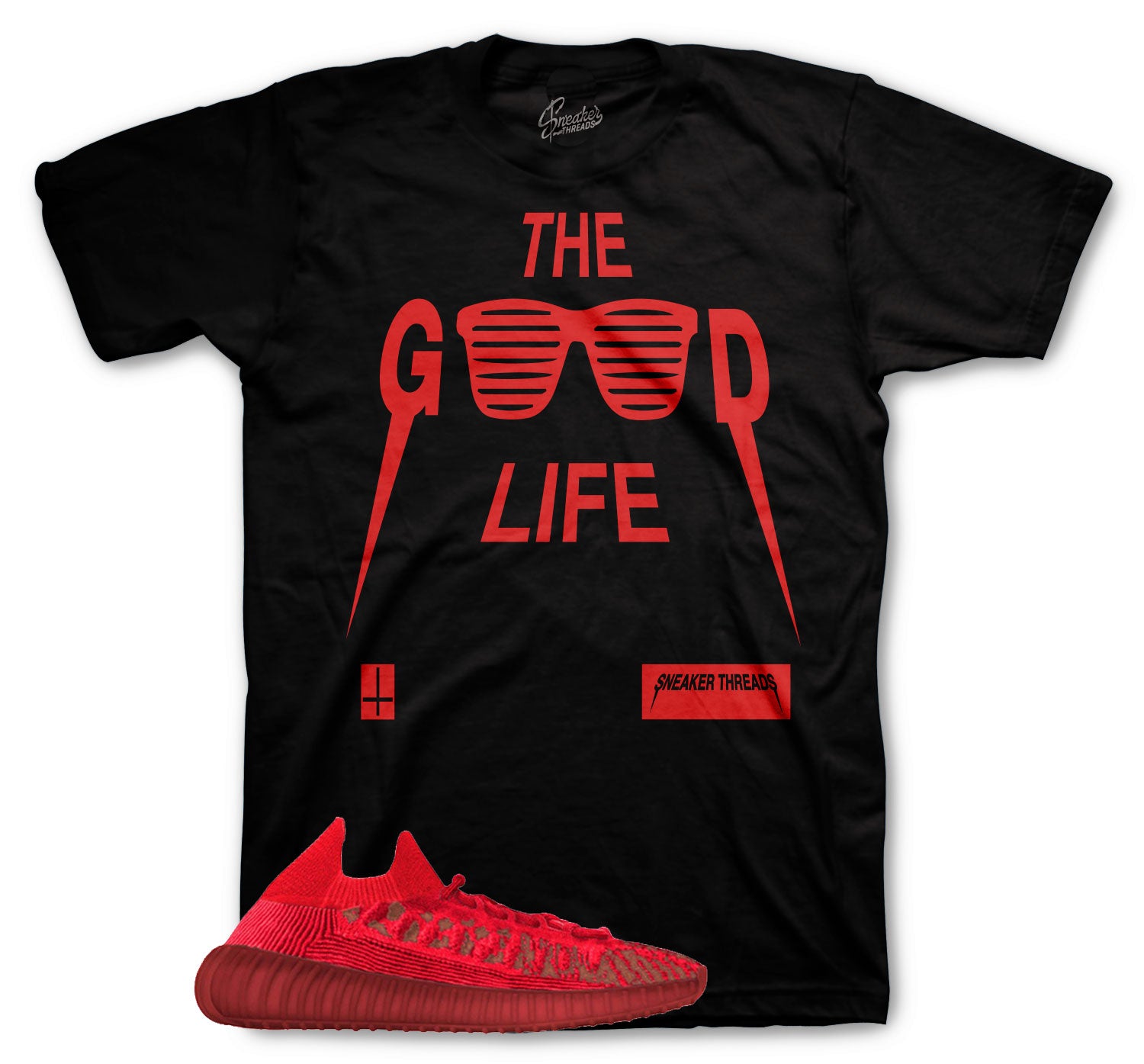 Slate Red Shirt - Good Life - Black