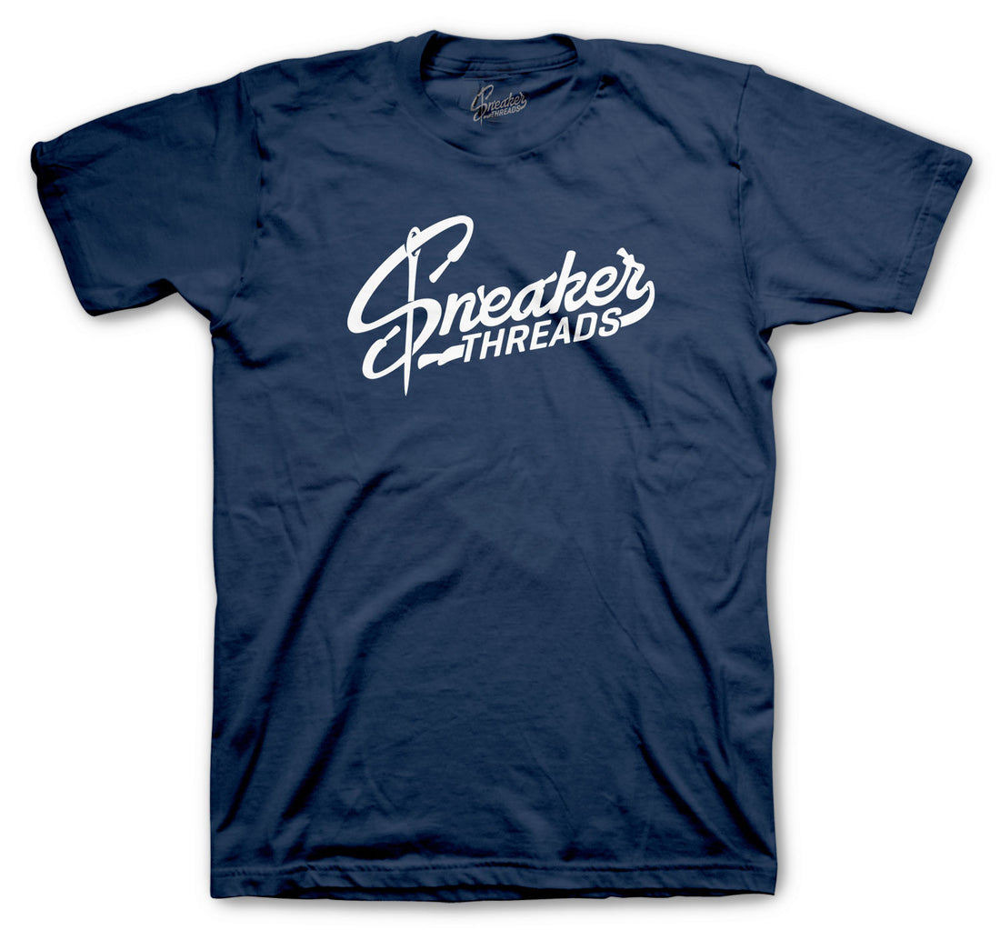 T shirt for guys made to match the jordan 1 midnight navy sneaker collection 