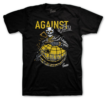 Retro 12 Royalty Shirt - Against The World - Black