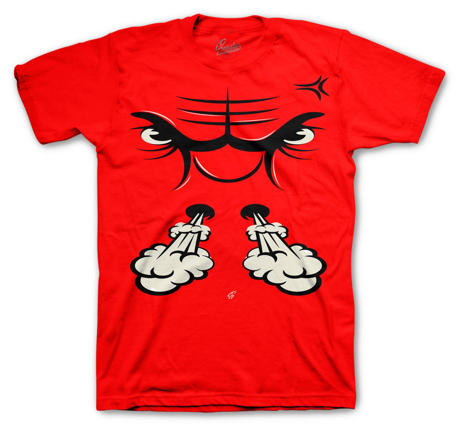 Jordan 11 Bred Exclusive Bullface shirt to match