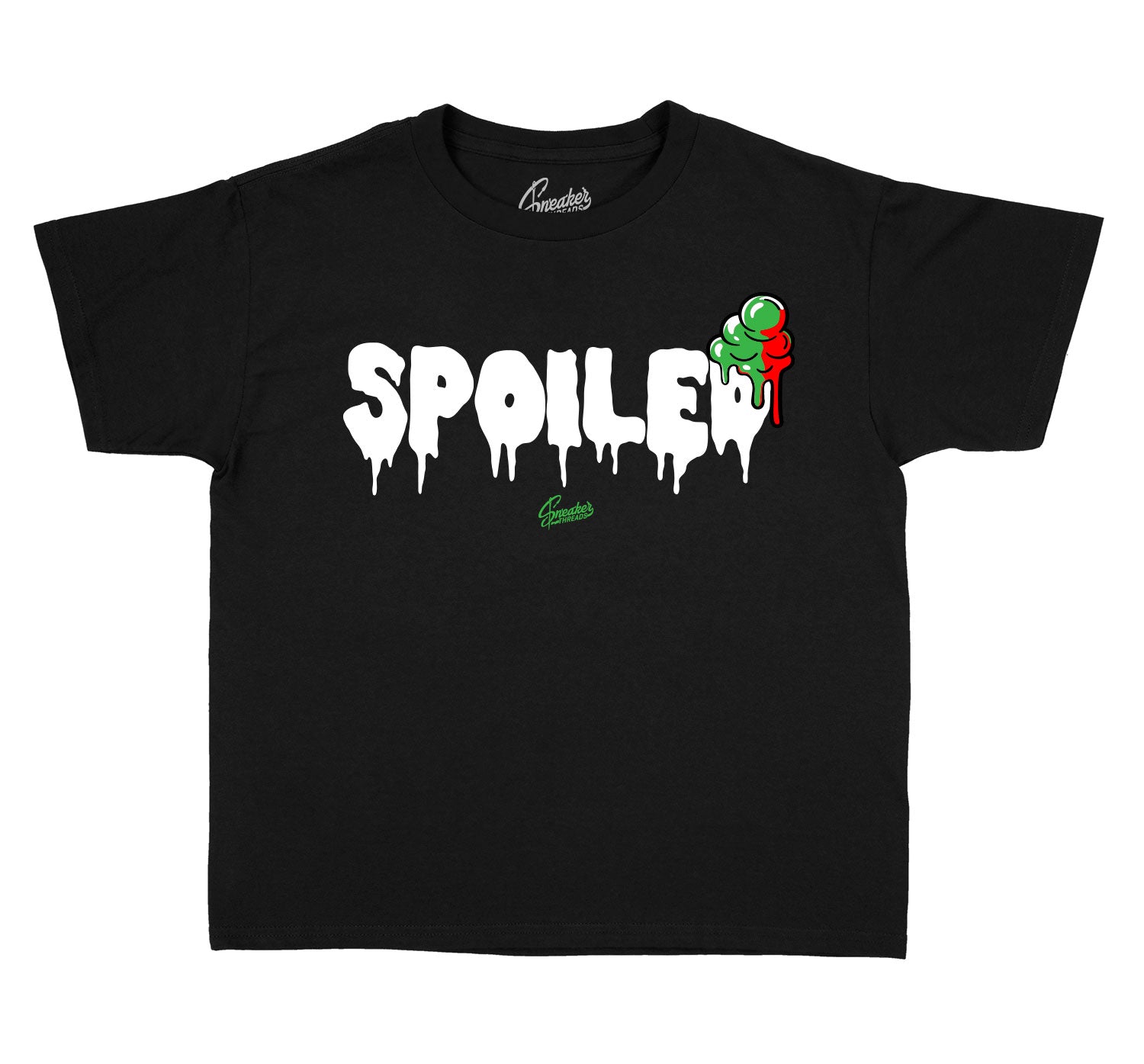 Kids Lucky Green 1 Shirt - Spoiled - Black