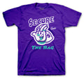 mens tee collection matching with Jordan 5 purple grape sneaker collection 