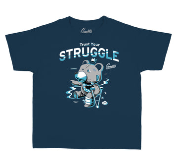 Kids Obsidian 13 Shirt - Trust Your Struggle - Navy