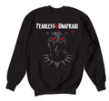 Sweatshirt collection designed to match the Jordan 4 black cat sneakers