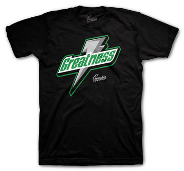 Retro 13 Lucky Green Shirt - Greatness - Black