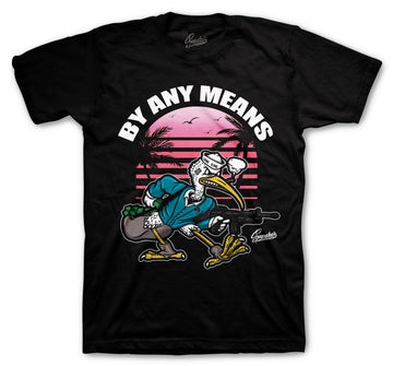 Miami Nights 8 Shirt - By Any Means - Black