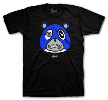 Retro 3 Racer Blue Shirt - St Bear - Black