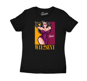 Womens Bordeaux 6 Shirt - Way Too sexy - Black