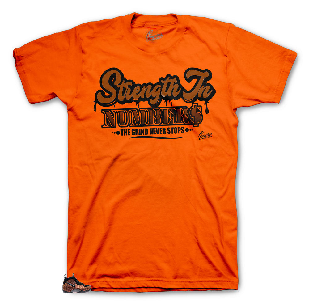 Orange Strength To Numbers Orange shirt collection