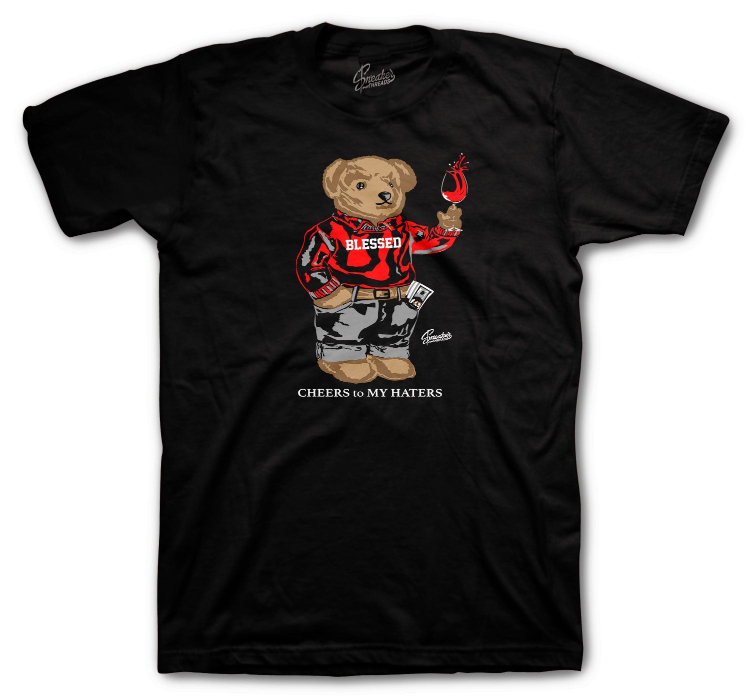 Bred 350 Shirt - Cheers Bear - Black