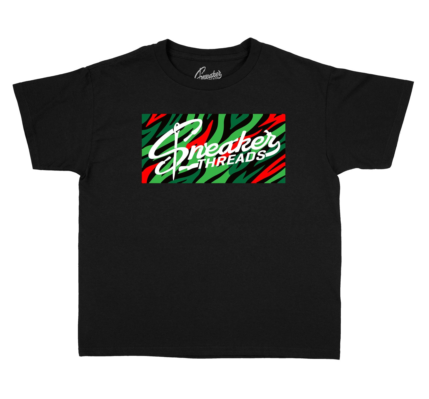 Kids Lucky Green 1 Shirt - ST Zebra Box - Black