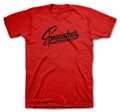 tee collection matches mens sneaker collection Jordan 14 gym red 