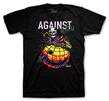 Retro 1 Balvin Shirt -  Against The World - Black