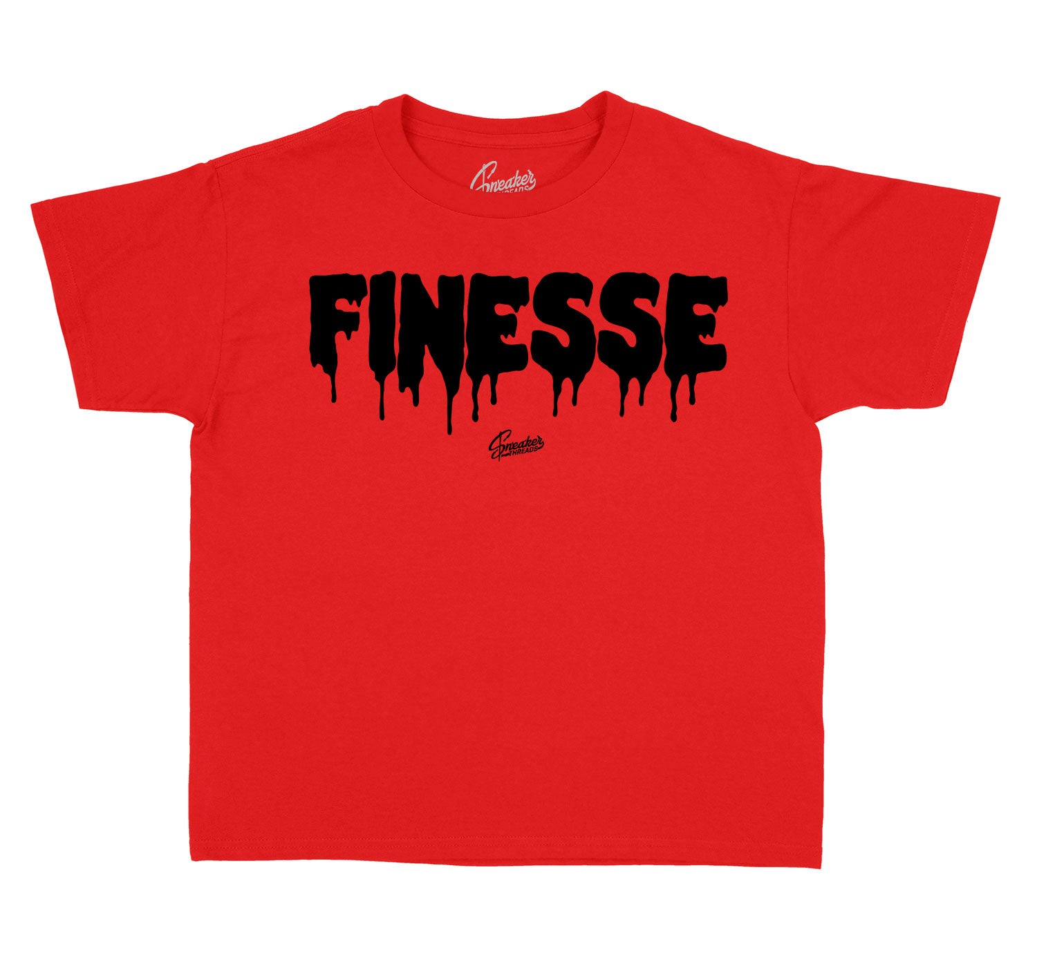Kids Reverse Flu 12 Shirt - Finesse - Red