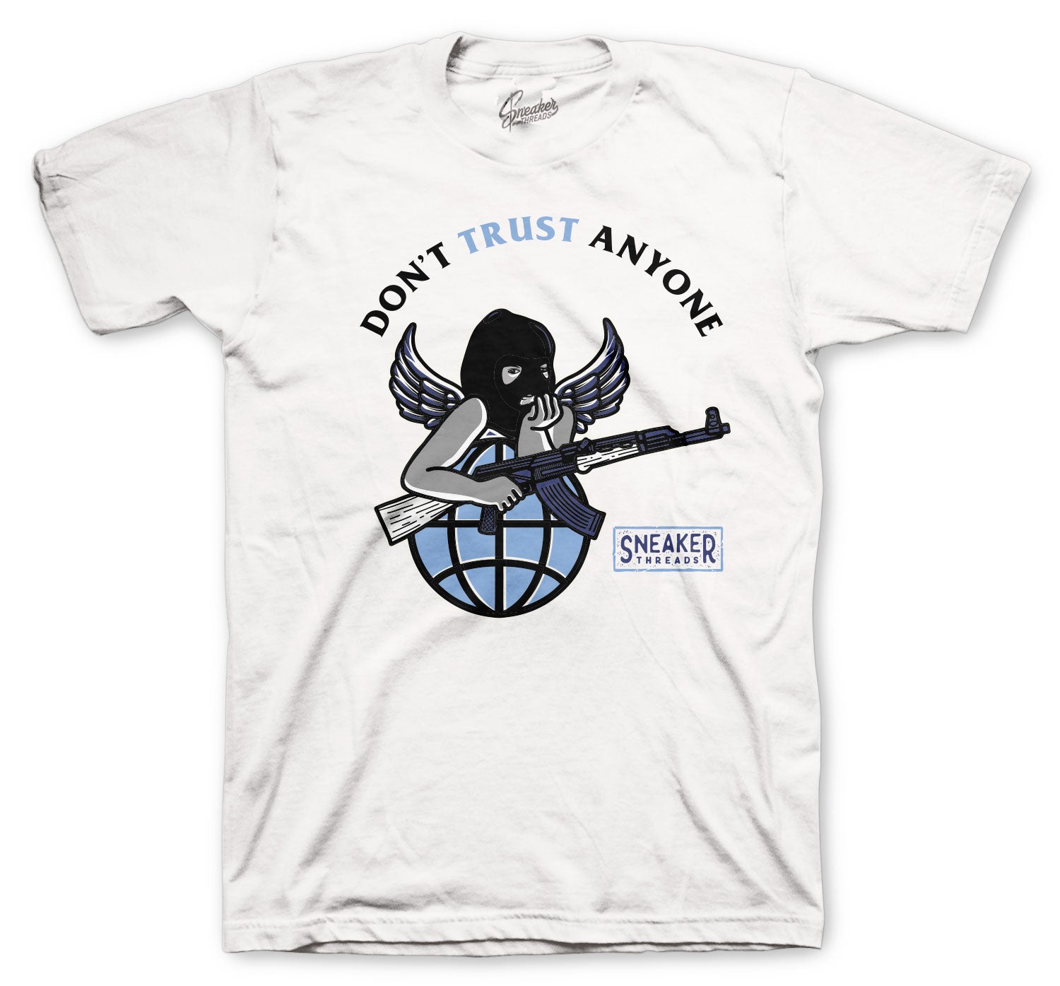 Retro 12 Indigo Shirt - Angel Trust- Stone Blue