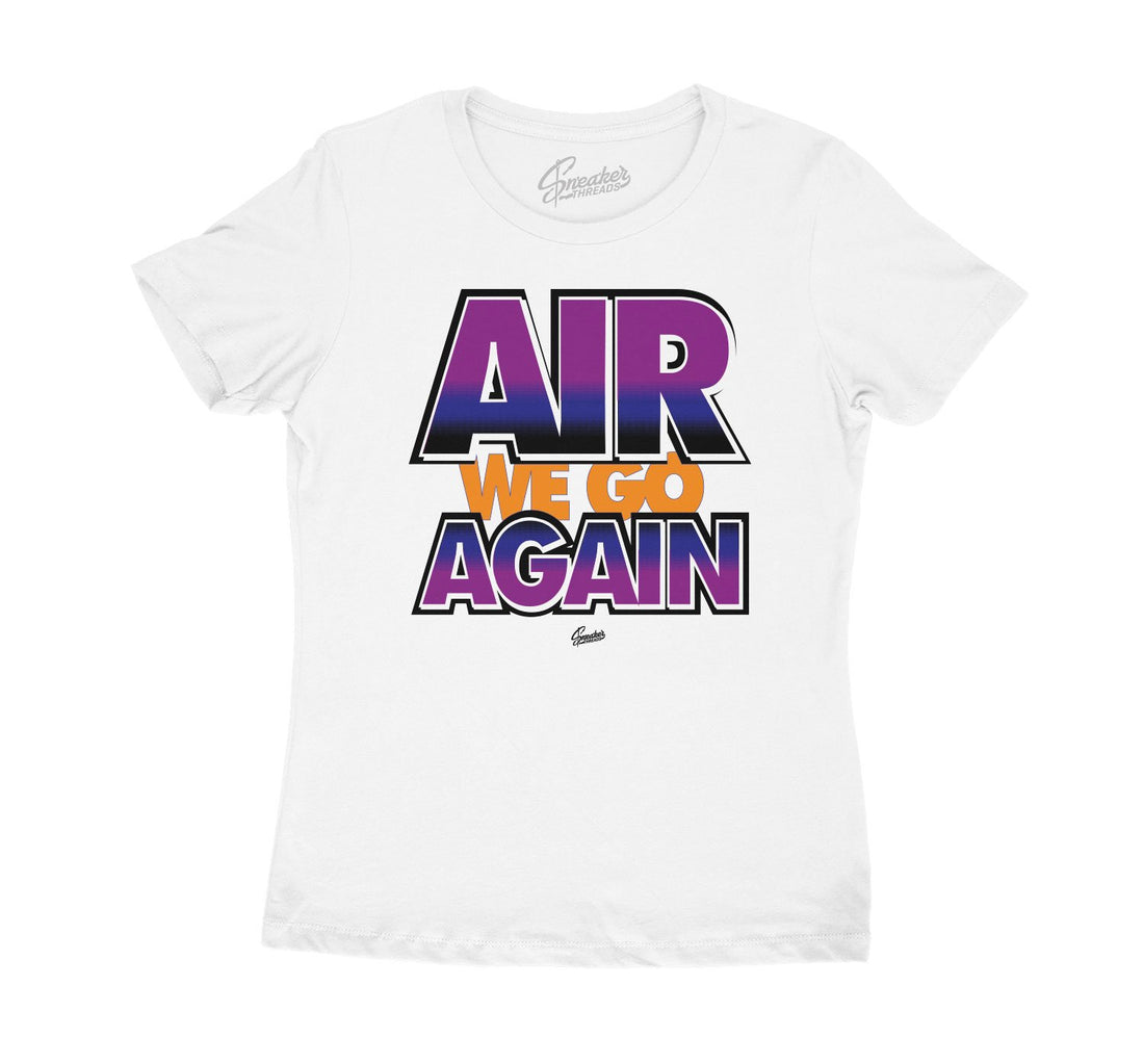 Women Jordan 4 Rush Violet Air Shirt to match release