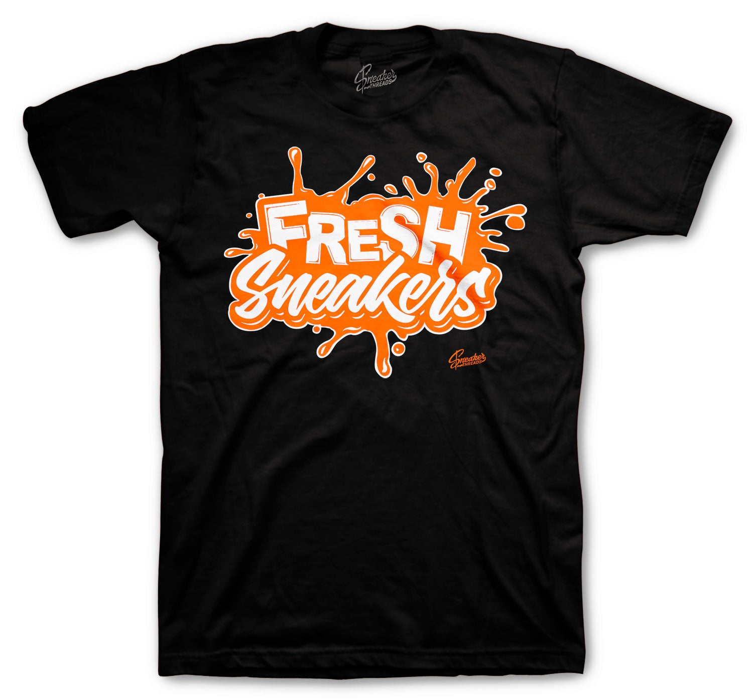 Retro 1 Electro Orange Shirt - Fresh Sneakers - Black
