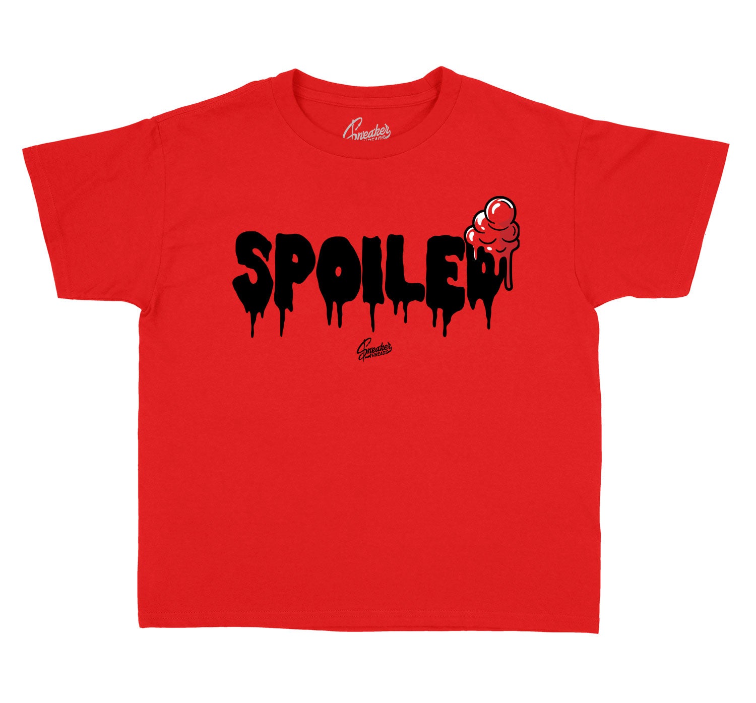 Kids Reverse Flu 12 Shirt - Spoiled - Red