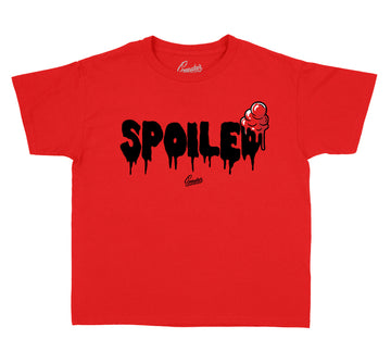 Kids Reverse Flu 12 Shirt - Spoiled - Red