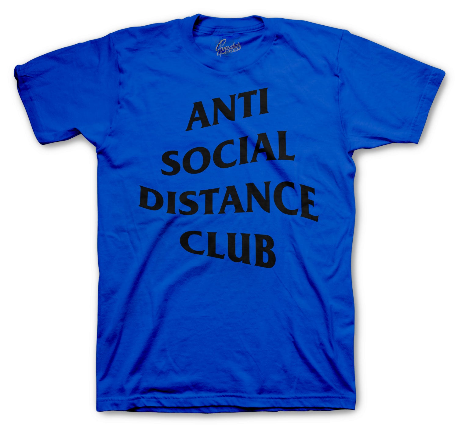 Retro 5 Racer Blue Shirt - Anti Social - Blue