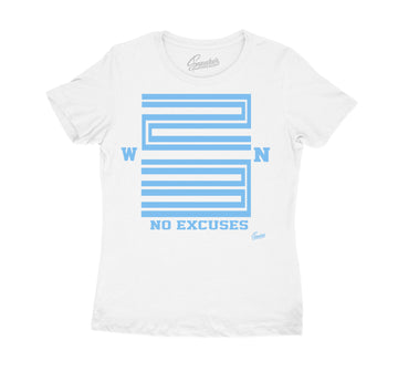 Jordan 11 legend blue sneaker collection matches with womens shirt collection 