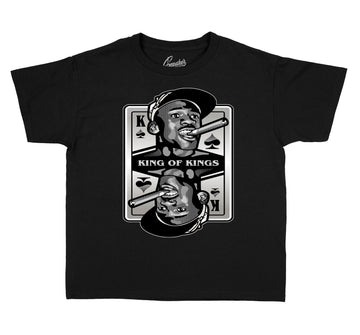 Kids Jubilee 11 Shirt - King Of Kings - Black