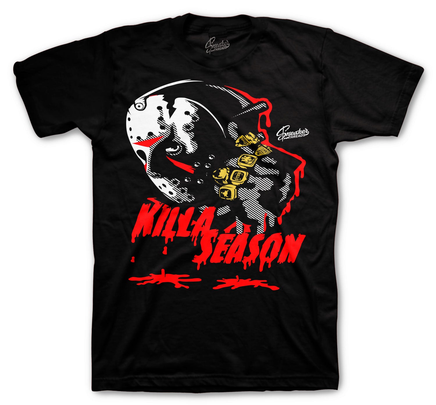 Retro 12 Super Bowl Shirt - Killa Season - Black