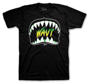 Retro 5 Oregon Shirt - Wavy - Black
