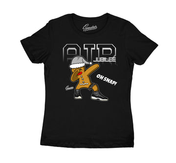 Womens Jubilee 11 Shirt - Oh Snap - Black