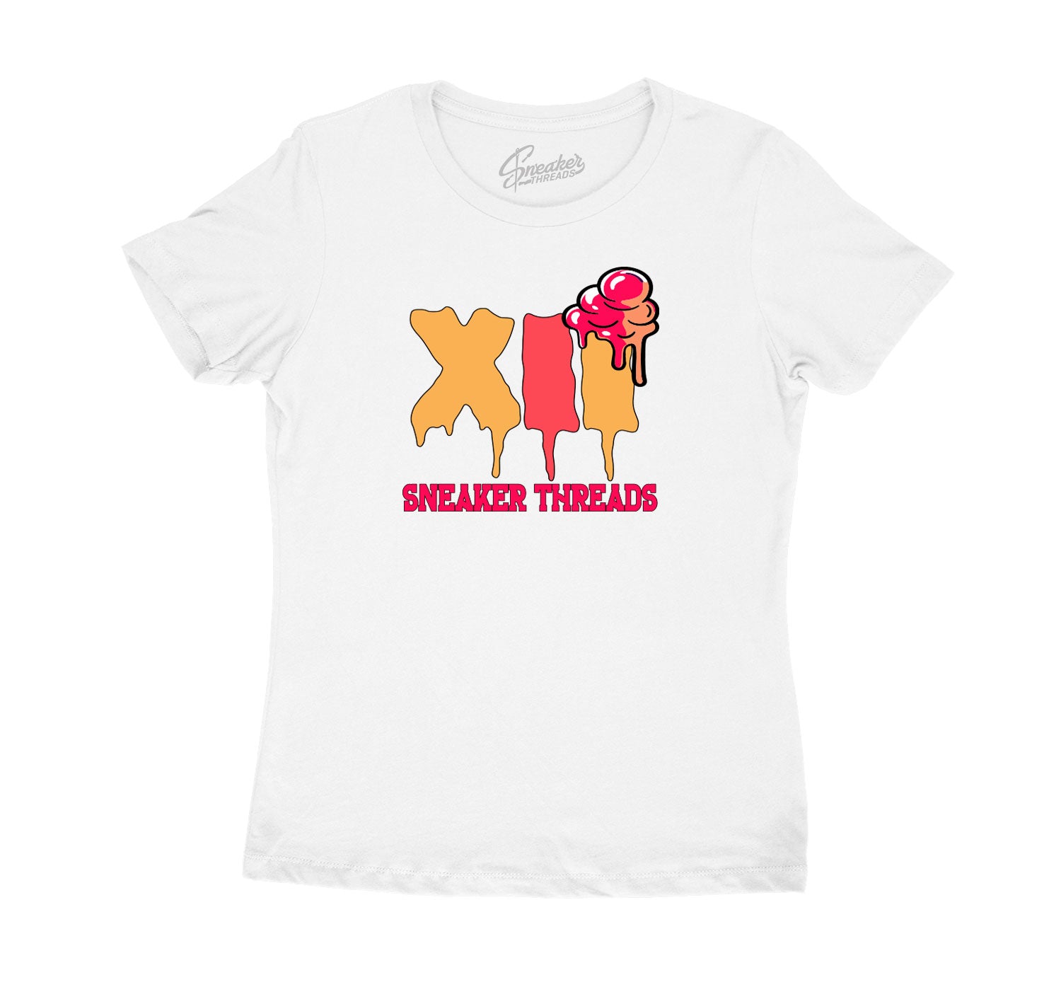 Womens Hot Punch 12 Shirt - Cream XII - White