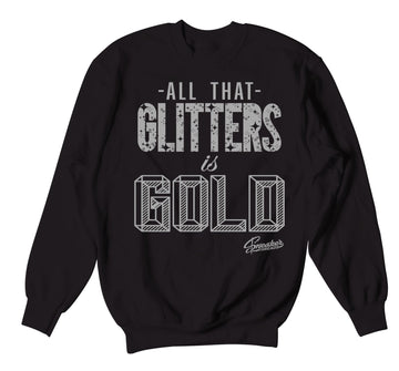 Jordan 11 Metallic Silver Glitters Sweater