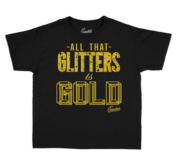 Kids Gold Glitter 13 Shirt - Glitters - Black