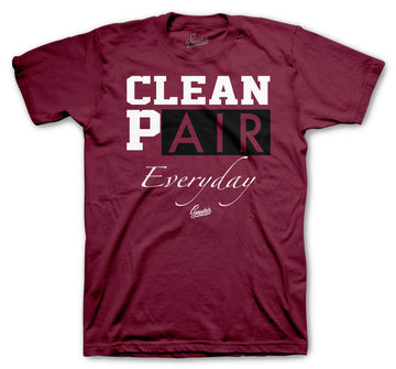 Retro 1 Bordeaux Shirt - Clean Pair - Maroon