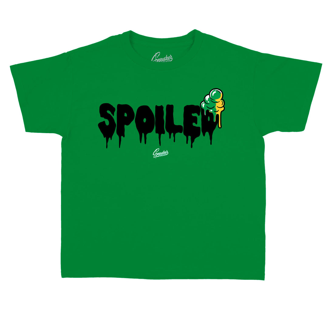 Green Jordan 10 Seattle kids/ toddlers shirt collection 