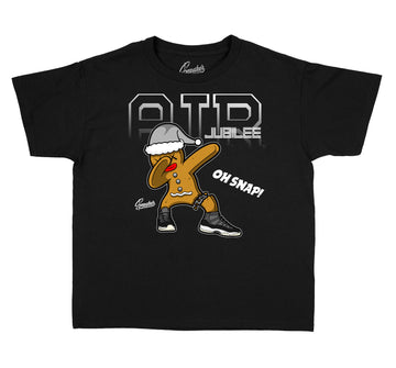 Kids Jubilee 11 Shirt - Oh Snap - Black