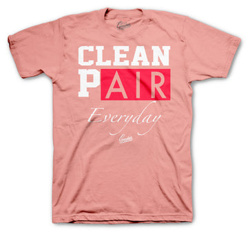 Retro Rust Pink Shirt - Clean Pair -Pink