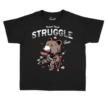 Kids Animal Instinct 11 Shirt - Trust Your Struggle - Black