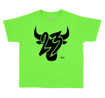 Kids Electric Green 6 Shirt - Toro - Neon Green